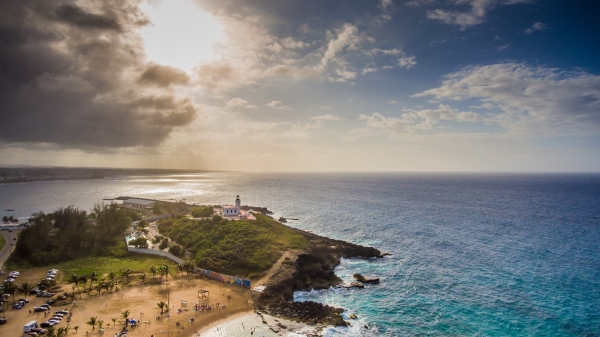 Image of the coast of Puerto Rico.